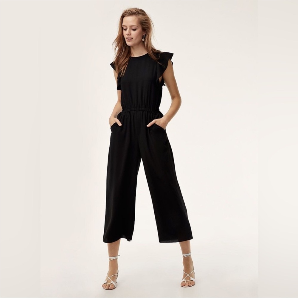 Wilfred by Aritzia Fleurette Jumpsuit in black